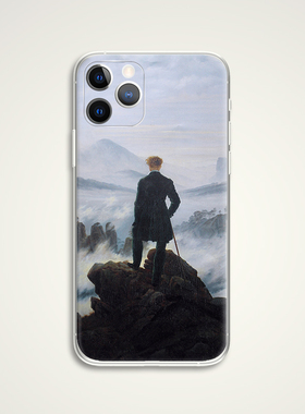 David Friedrich大卫弗里德里希雾海上的旅人文艺术生手机壳 E151 适用苹果iphone17PROMAX AIR 华为小米三星