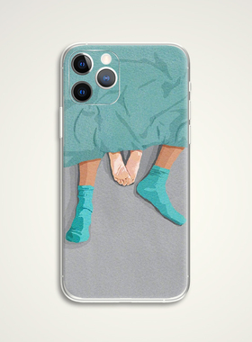 giselle dekel 你懂的 内涵情侣小清新插画文艺术生手机壳 E608 适用苹果iphone17PROMAX AIR 华为小米三星