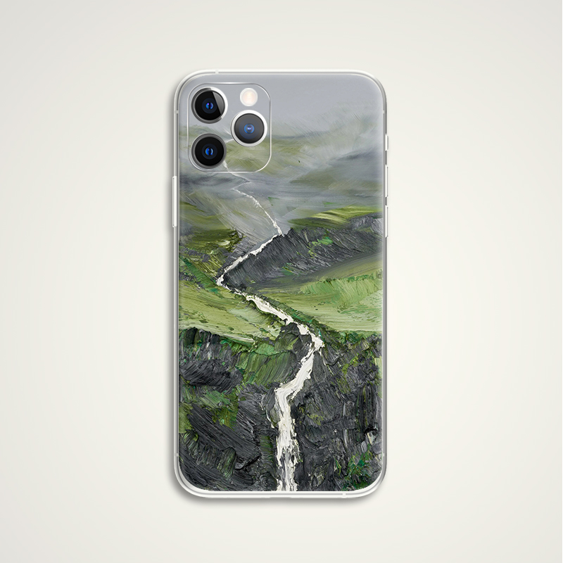 绿洲油画艺术生手机壳适用苹果