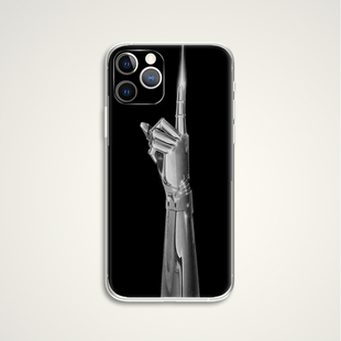 Hajime Sorayama空山基  NO1 一号手指机械手文艺术生手机壳 E178 适用苹果iphone17PROMAX AIR 华为小米三星