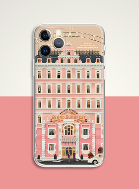 Budapest Hotel 布达佩斯大饭店 电影海报插画文艺术生手机壳 D961 适用苹果iphone17PROMAX AIR华为小米三星