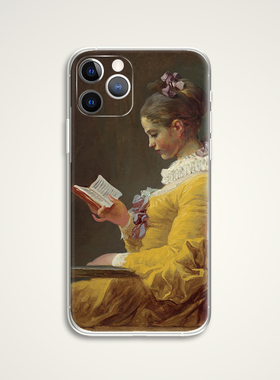 Fragonard 弗拉戈纳尔读书少女复古油画文艺术生手机壳 D918 适用苹果iphone16promax 华为小米VIVOoppo