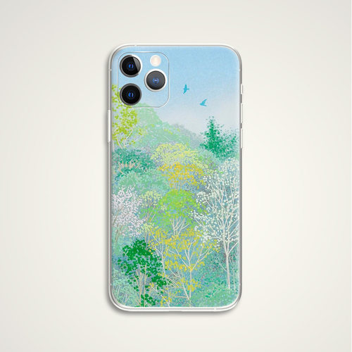 Mikiko Noji 野地美樹子 春天 小清新风景插画艺术生手机壳 E803 适用苹果iphone17PROMAX AIR 华为小米三星