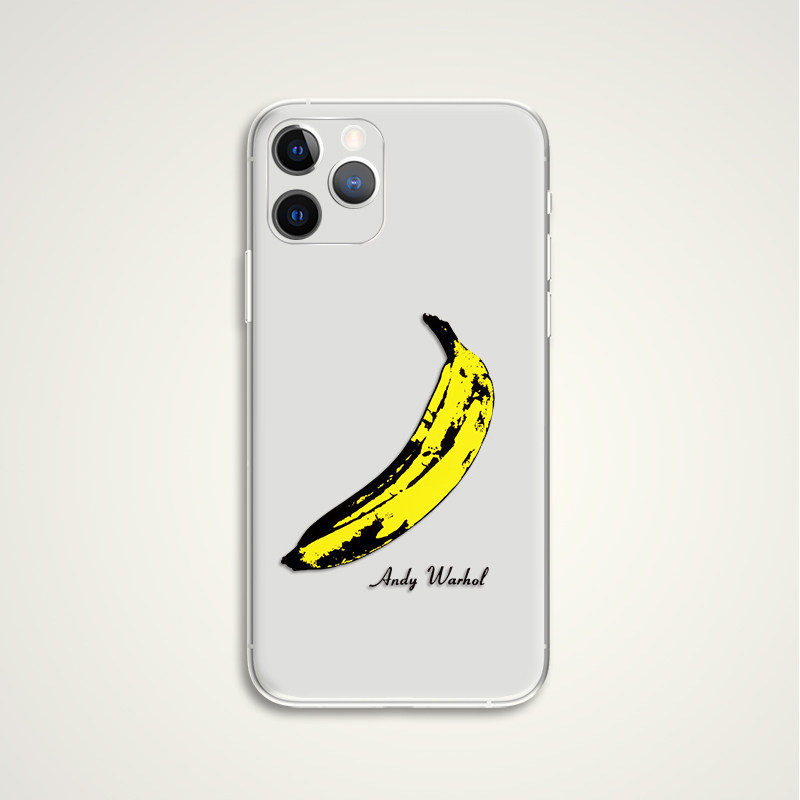 andy warhol 安迪沃霍尔 香蕉波普名画文艺术生 透明手机壳 d977