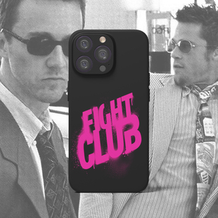 fight club 斗阵俱乐部 搏击会街头涂鸦LOGO标志液态硅胶手机壳 F379 适用苹果iphone17PROMAX AIR 华为小米