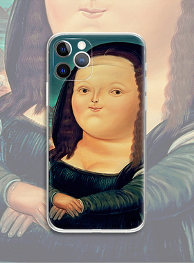 Fernando Botero  搞笑减肥胖蒙娜丽莎文艺油画艺术生手机壳 D904 适用苹果iphone17PROMAX AIR 华为小米三星
