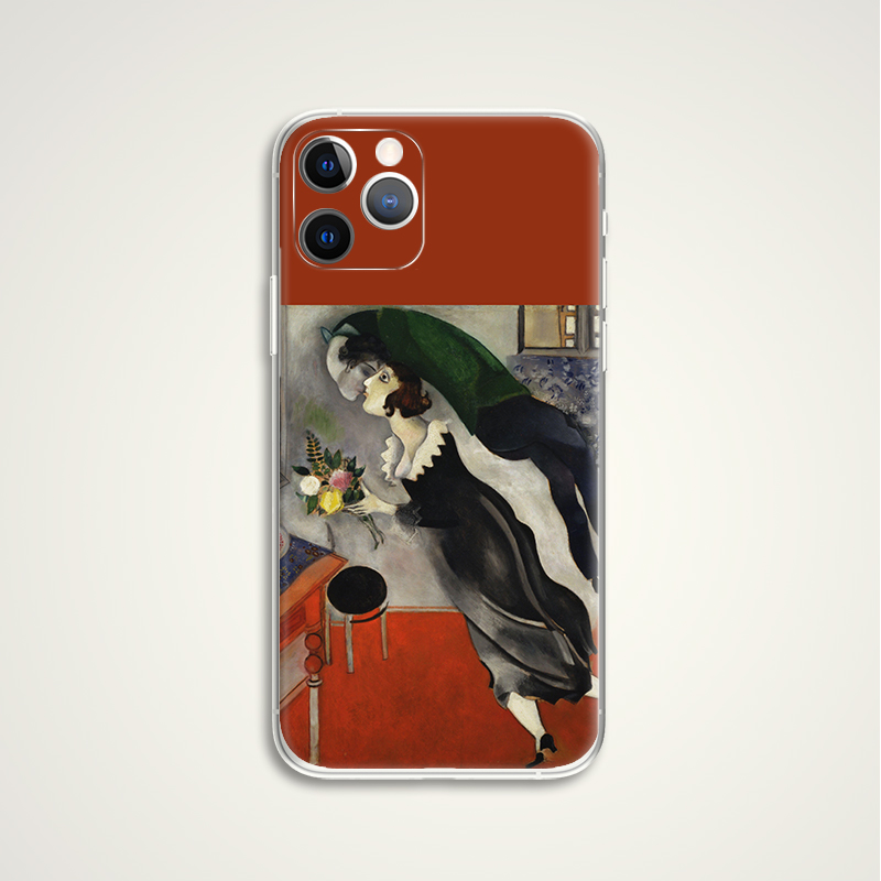 marc chagall 夏加尔 birthday生日超现实油画文艺术生手机壳e206