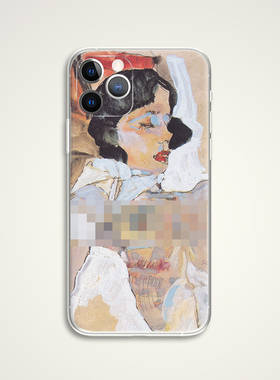 Egon Schiele 埃贡席勒穿一半的女孩世界名画文艺术生手机壳 E122 适用苹果iphone17PROMAX AIR 华为小米三星
