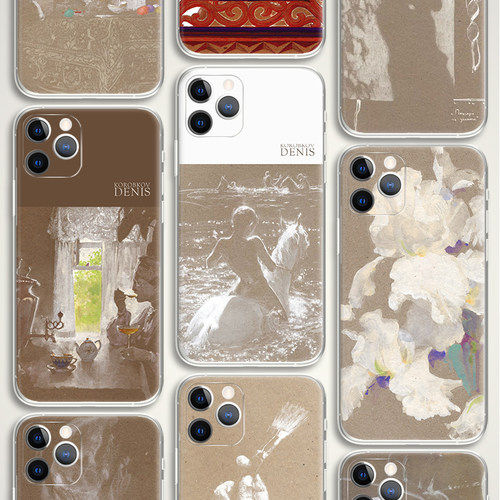 korobkov denis 俄罗斯素描大师 骑马的少女 文艺术生手机壳 E911 适用苹果iphone17PROMAX AIR 华为小米三星
