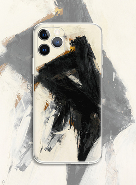 franz kline poise 弗兰斯克里沉着水墨泼墨文艺术生手机壳 E136 适用苹果iphone17PROMAX AIR 华为小米三星