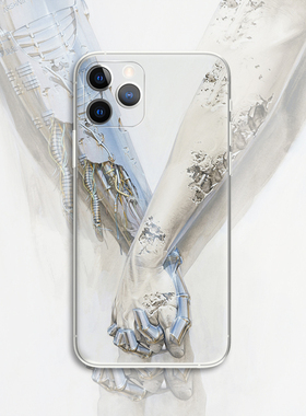 空山基与丹尼尔阿尔沙姆合作款赛博朋克手机壳 E134 TPU软壳  适用苹果iphone17PROMAX AIR 华为小米三星