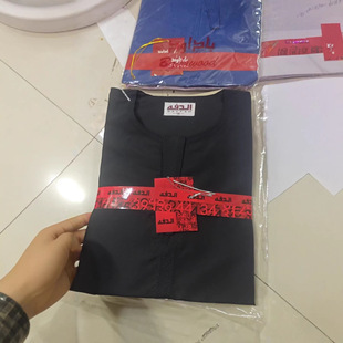 跨境男士长衫长衣服 圆领纯色现货连体衣 工厂现货 一件代发