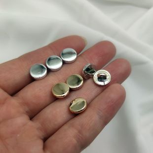 仿金属玫瑰金色平面蘑菇扣亮银色男女雪纺衫衬衫钮扣子童装纽扣子