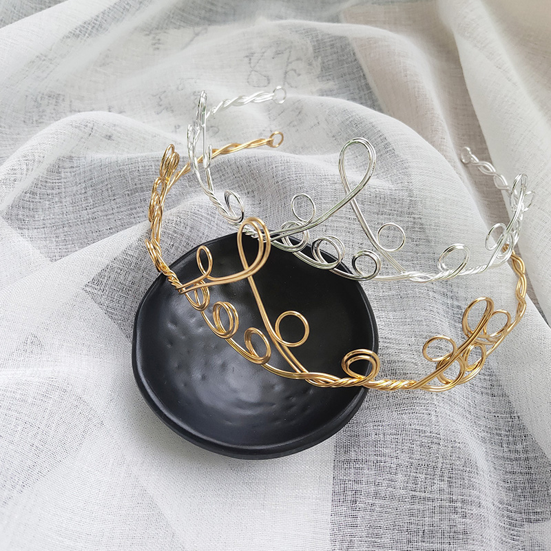 diy主体底座新娘手工绕线发冠