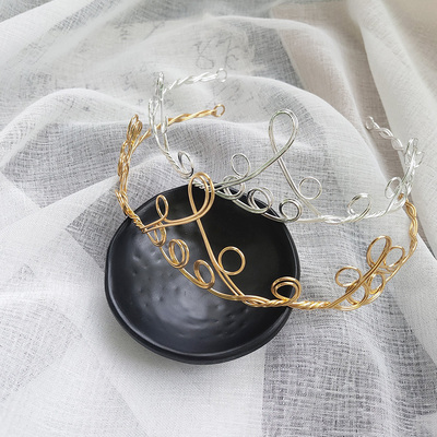 diy主体底座新娘手工绕线发冠