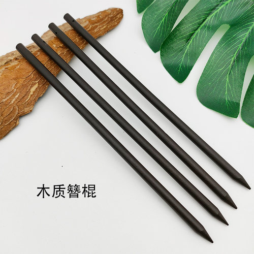 古风手工簪娘木头制作材料