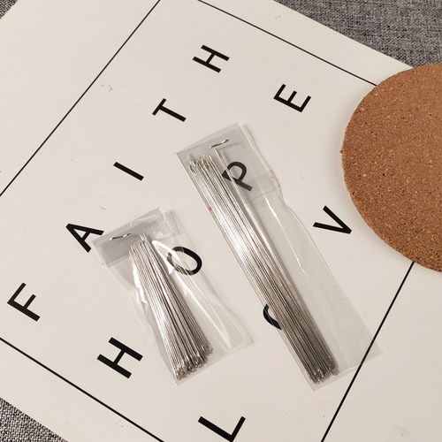diy超细针串珠针0.45mm 穿米珠流苏工具珠宝针佛珠引线针超好用哦