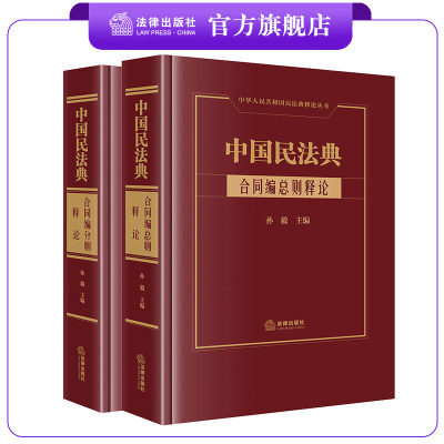 限187  2本套 中国民法典·合同编总则释论+分则释论 孙毅主编 法律出版社