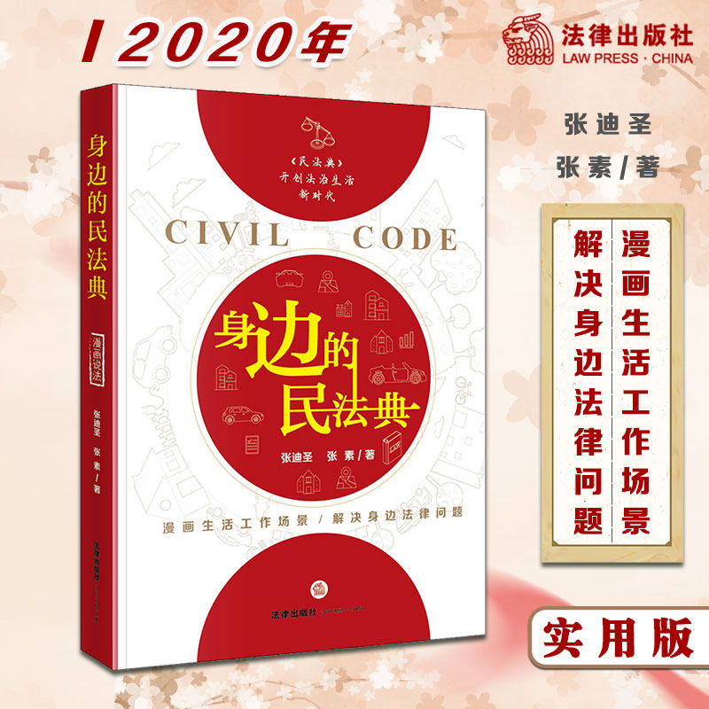 2020年正式版 新修订 身边的民法典 张迪圣 民法典 实用版 生活版