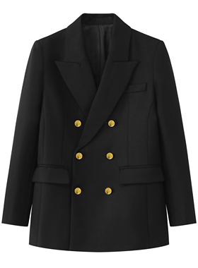 【杰哥粉丝专享】秋冬经典气质定制双排金扣鹅绒西装外套TYAW779