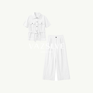 【VAZSLVE/全新奢品】捡漏 老钱风马甲套装气质显瘦两件套TY2623