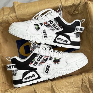 小众百搭潮鞋 小白男鞋 潮牌厚底运动休闲板鞋 透气2025新款 子 春冬季