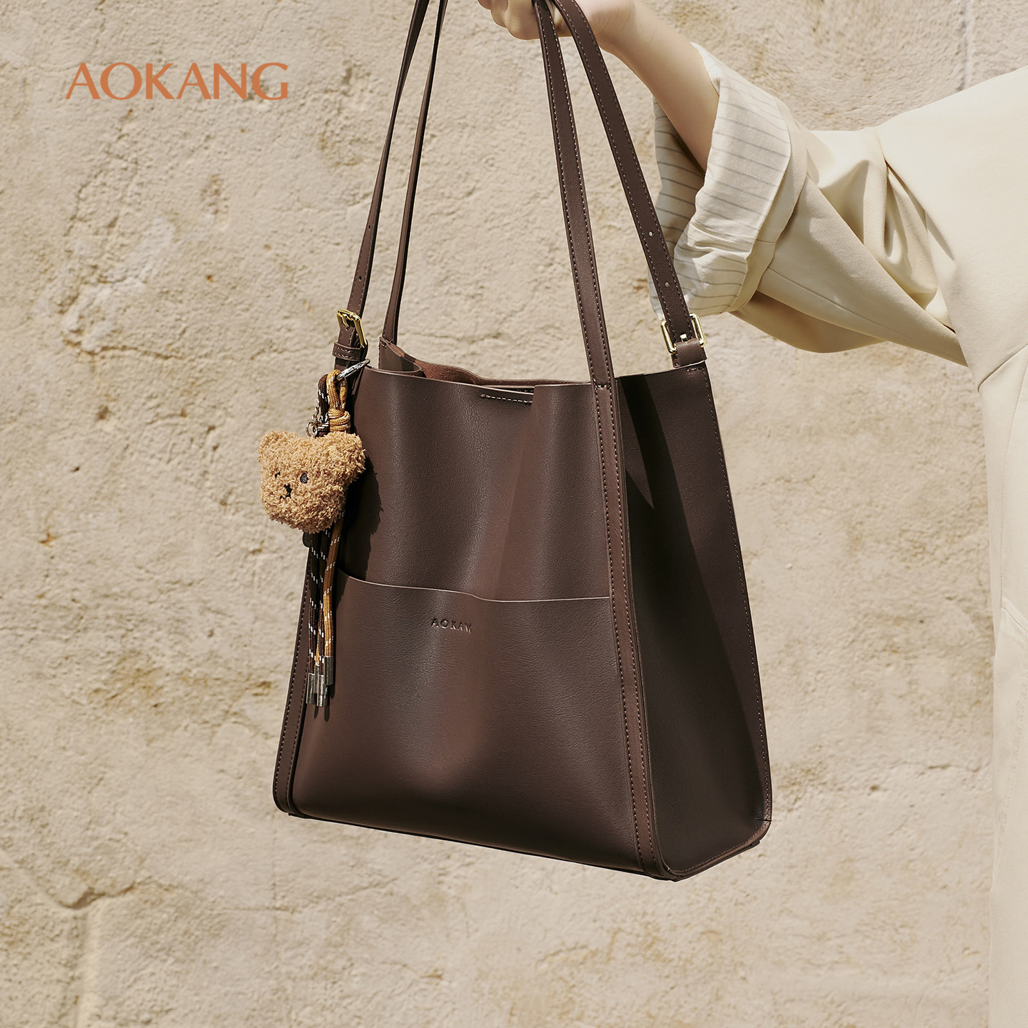 奥康 女包2026新款托特包hobo包大容量高级单肩包女士大包通