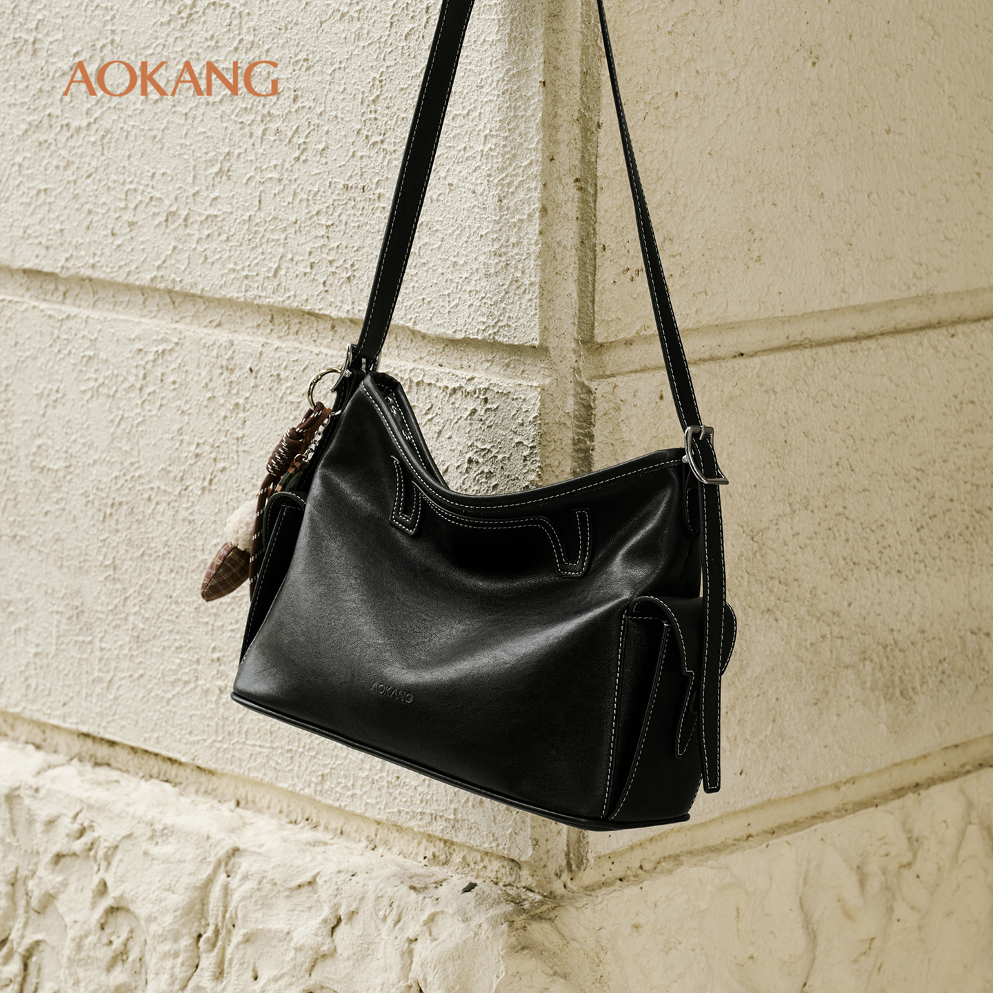 奥康 女包2026新款托特包大容量斜挎包高级感通勤包女式单肩大包