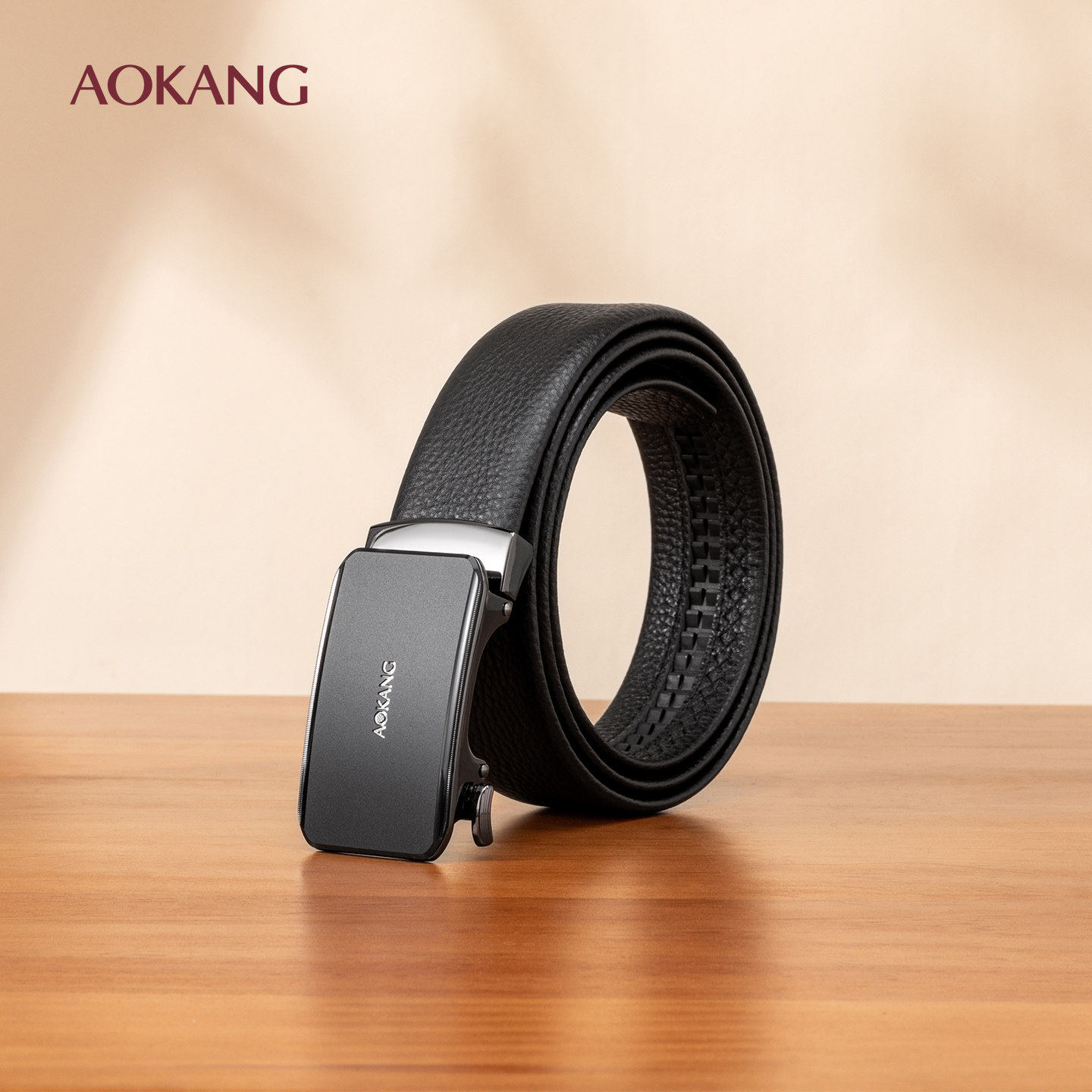 奥康男士2026新品腰带自动扣黑色商务休闲百搭皮带荔枝纹门店发货,服饰配件/皮带/帽子/围巾,腰带/皮带/腰链,淘宝优惠券,粉丝福利购,淘宝优惠卷