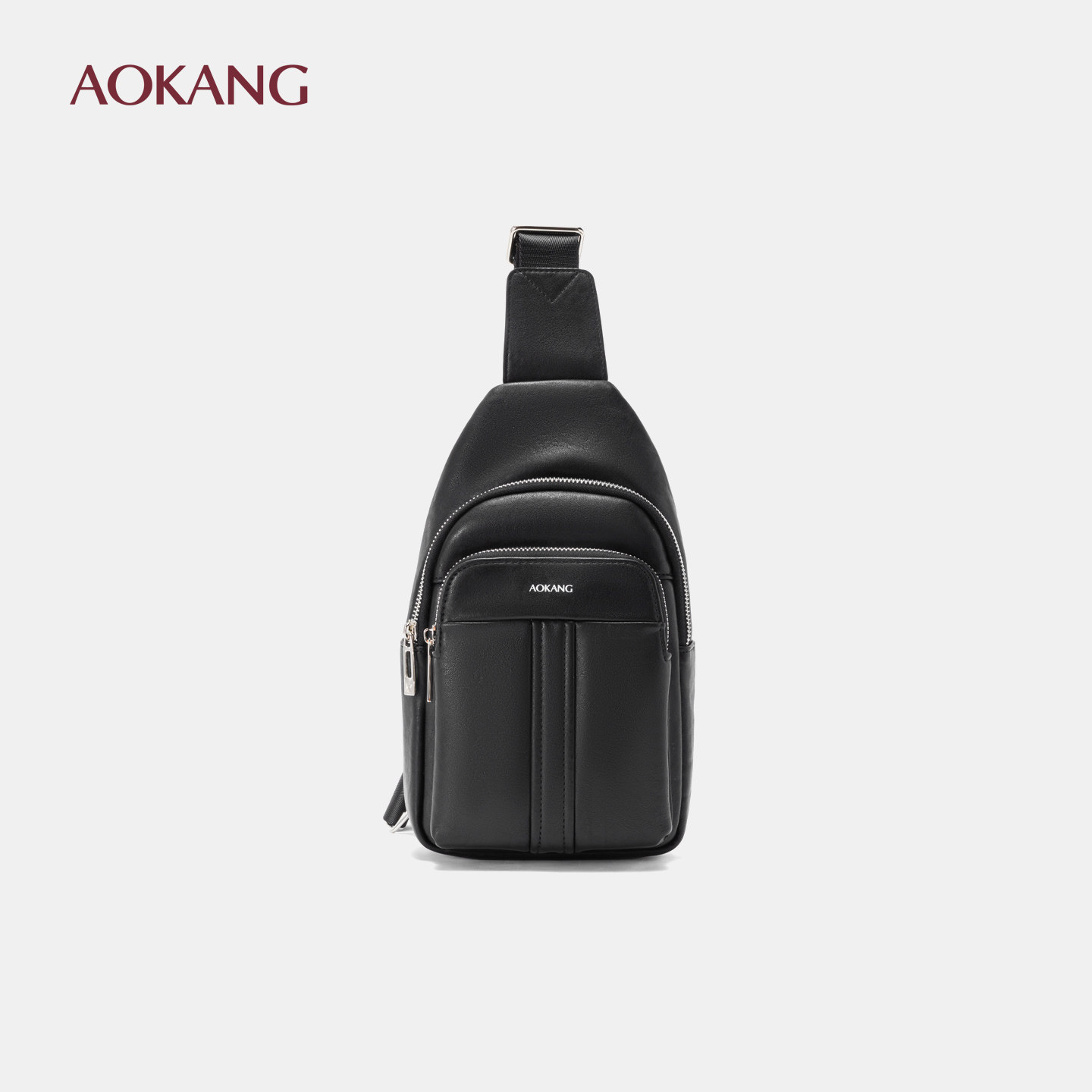 奥康 男士胸包2025新款时尚百搭单肩斜挎包高级感小众设计潮流