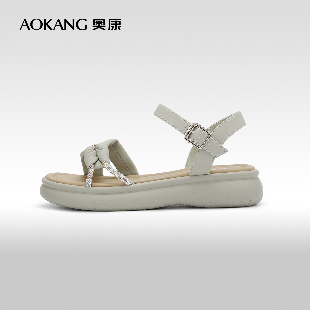 Aokang/奥康公主风时装凉鞋舒适