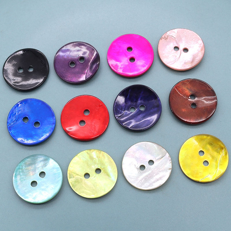 烤漆贝壳纽扣天然马氏贝白色衬衫扣子女针织衫西服钮扣童装毛衣扣