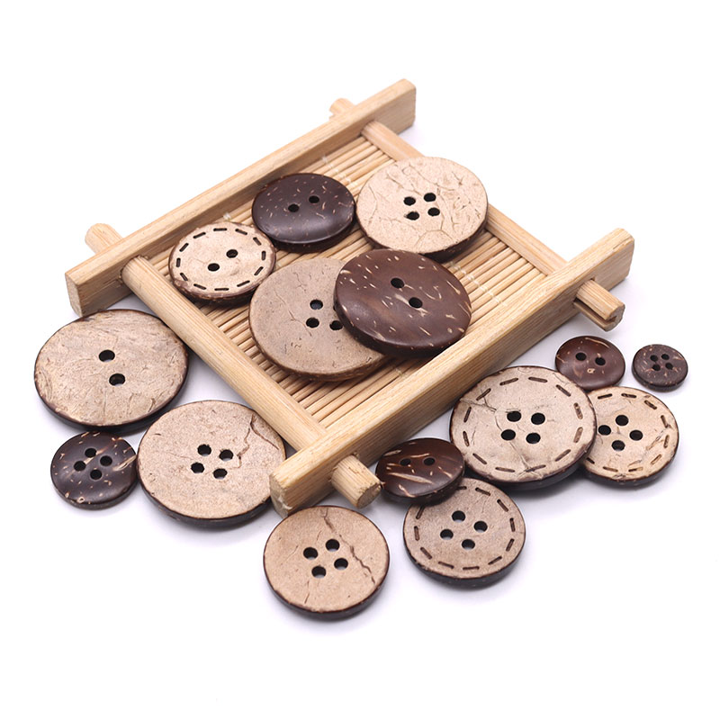 儿童衬衣外套天然椰子扣