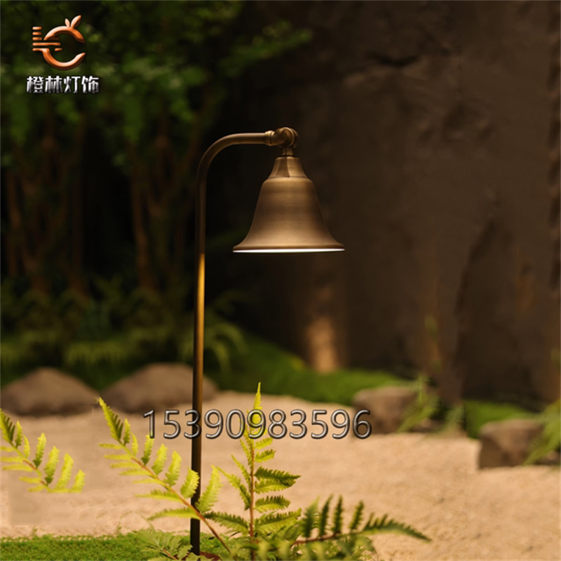 古铜色简约大气草坪灯花园别墅庭院氛围灯室外立杆景观灯民宿装饰