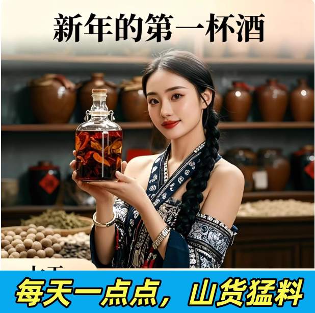 湘西苗寨特色植物酒 42 度 500mL 传统草本配方酿造