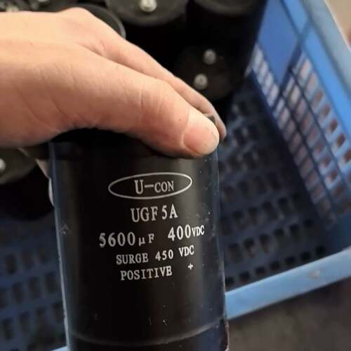 可维修U-CON电解电容UGF5A，5600F容量，400VDC议价