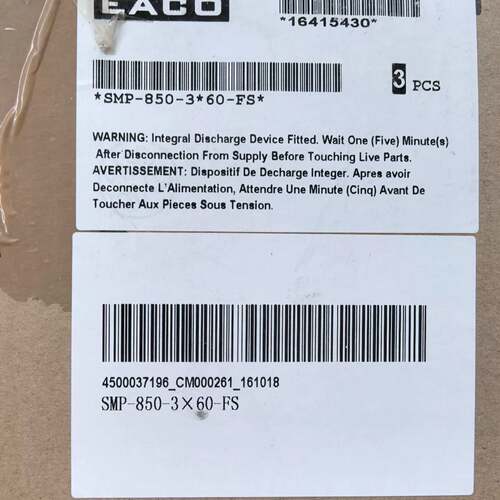 可维修EACO电容，SMP-850-360-FS，3箱，共1议价