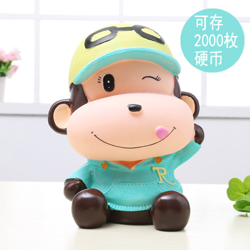 Not afraid originality lovely Monkey piggy bank Cartoon piggy bank Children's piggy bank A birthday presentin the Festive supplies/Gift , Gift ideas , Piggy bank  category - from Buy2taobao.com to provide professional Taobao agent buy service