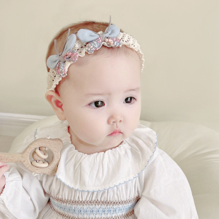 萌遇夏季 超萌可爱公主宝宝发饰头箍弹力不勒头 婴儿发带头饰韩版