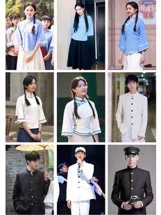 礼服合唱服五四青年装 青少年合唱团演出服毕业季 民国风中山装 新款