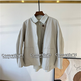 两色入 极简高级穿搭风衣外套 25SS小众设计师品牌简约百搭质感