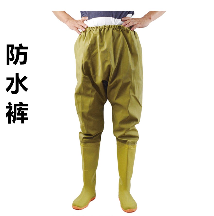 雨靴裤半身防水捕鱼裤插秧靴子裤图片