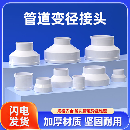 新风变径大小接头管道风机快接头