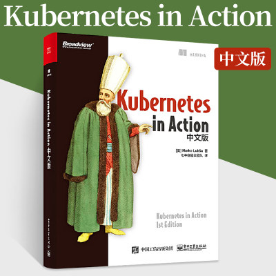 Kubernetes in Action中文版 计算机程序员架构师零基础自学Kubernetes编程入门精通教程书学习编排系统程序设计软件部署结构书籍