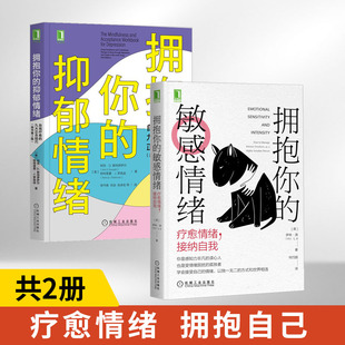 拥抱你的敏感情绪+拥抱你的抑郁情绪 全2册 伊米洛著 心理学书籍  心理咨询师参考用书 心理咨询 情绪管理书籍 谷物大脑