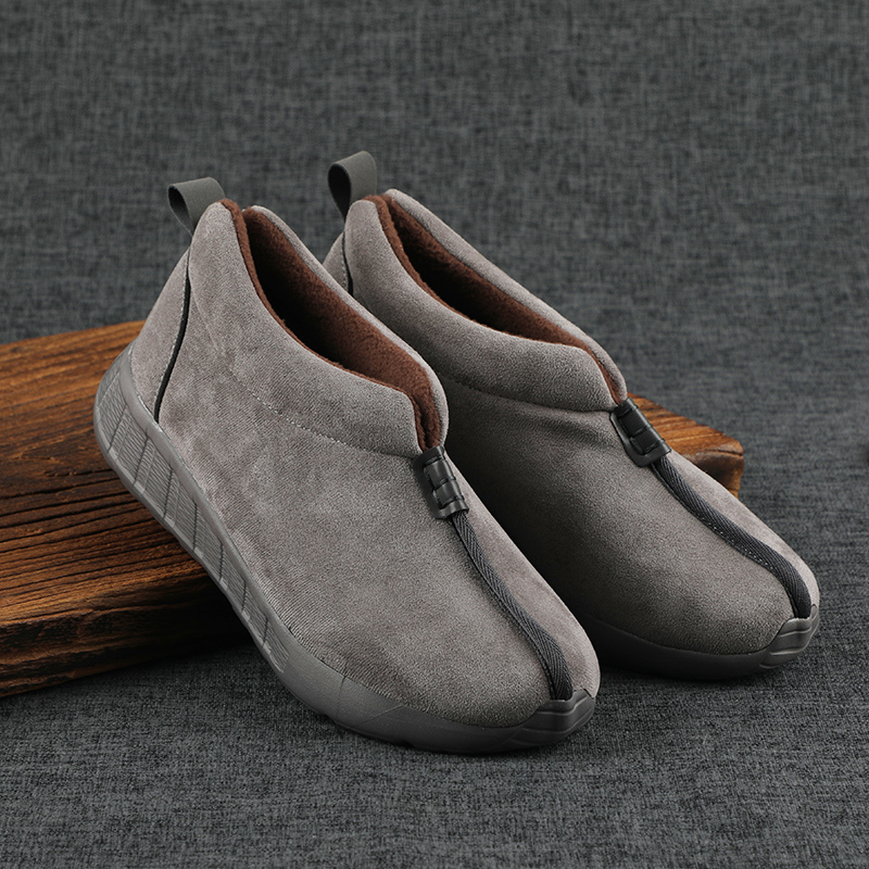 男女款秋季加绒棉鞋男和尚鞋僧鞋保暖厚底防滑软底道士鞋子居士鞋