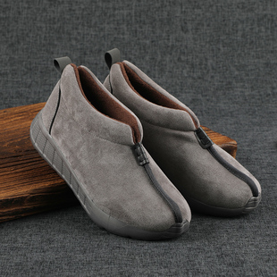 男女款冬季加绒棉鞋男和尚鞋僧鞋保暖厚底防滑软底道士鞋子居士鞋