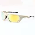 Brown Frame Gold Lens