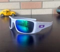 White Frame, Blue-Green Lens