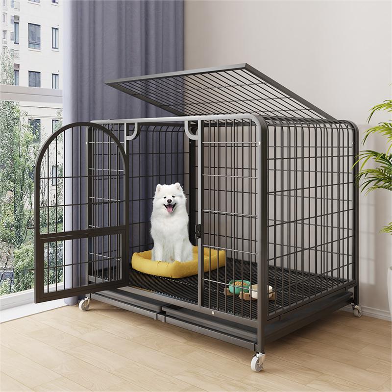 可移动！大中小型犬加粗宠物狗笼